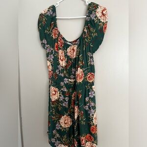 American Eagle Elastic Waist Romper with Pockets